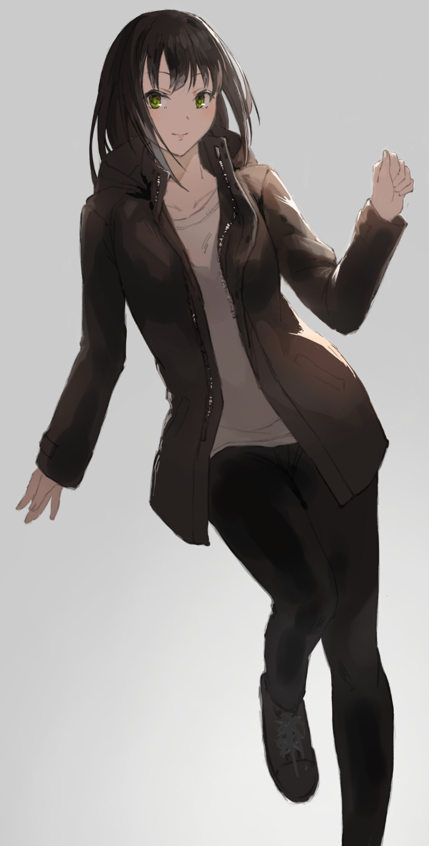 1girl, absurdres, black_hair, green_eyes, highres, idolmaster, idolmaster_cinderella_girls, idolmaster_cinderella_girls_starlight_stage