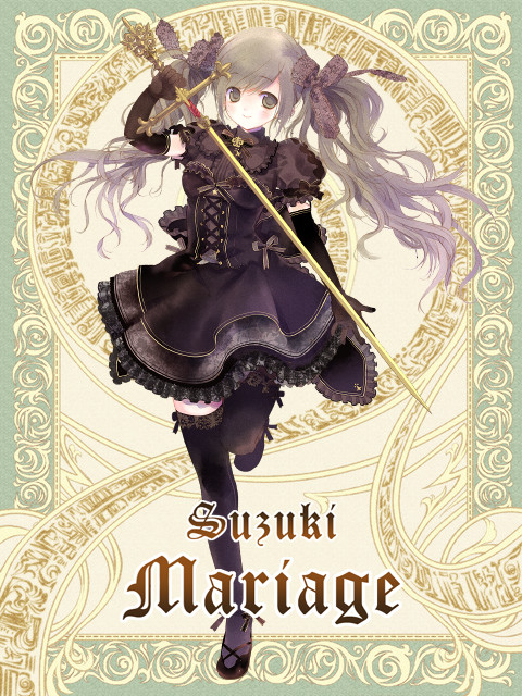 gloves, gothic_lolita, grey_eyes, grey_hair, hair_ribbon, hiiragi_akio, lolita_fashion, long_hair