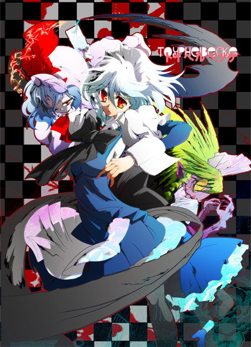 izayoi_sakuya, mura_(pixiv21516), mura_kuroe, remilia_scarlet, touhou