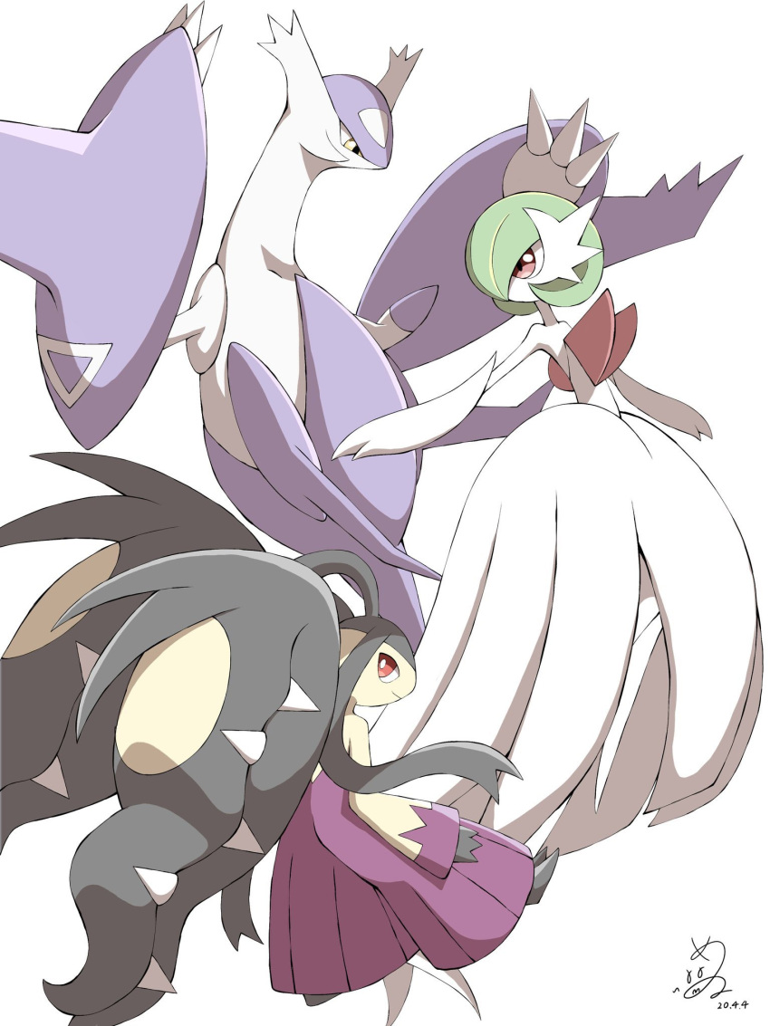 claws, closed_mouth, commentary_request, dated, gardevoir, gen_3_pokemon, highres, jahana_mei