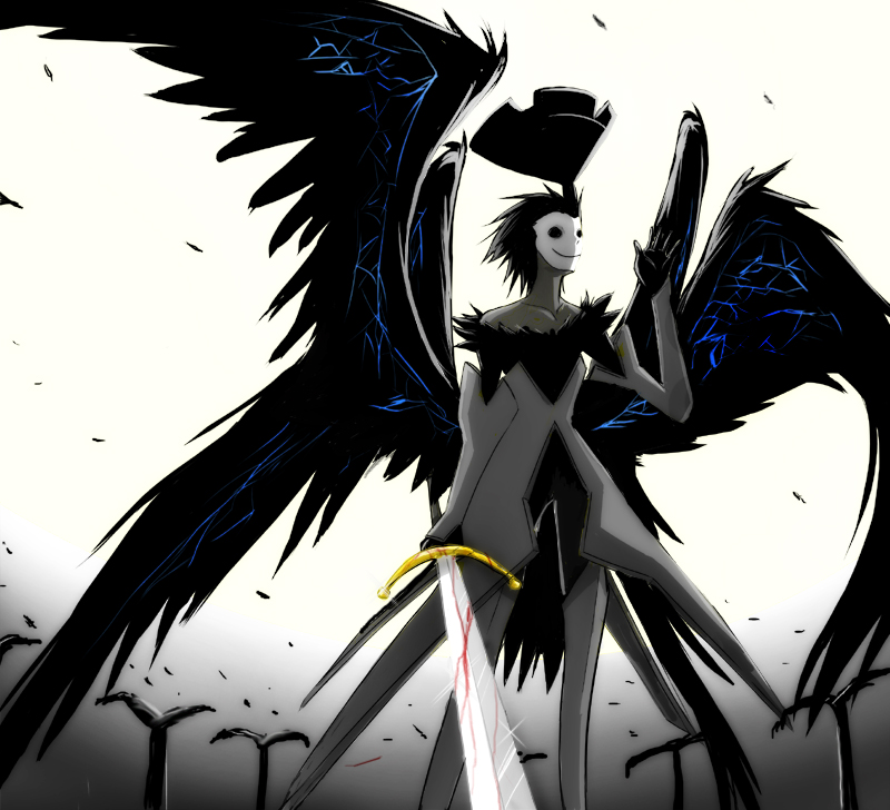 demon, nyx_avatar, persona, persona_3, sword, weapon, wings