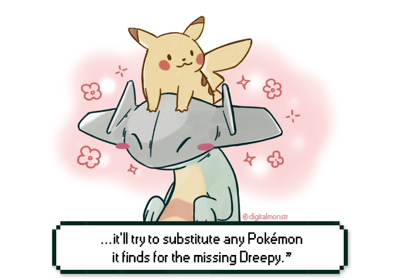 :3, ^_^, a_irismon, blush_stickers, closed_eyes, creature, drakloak, english_text