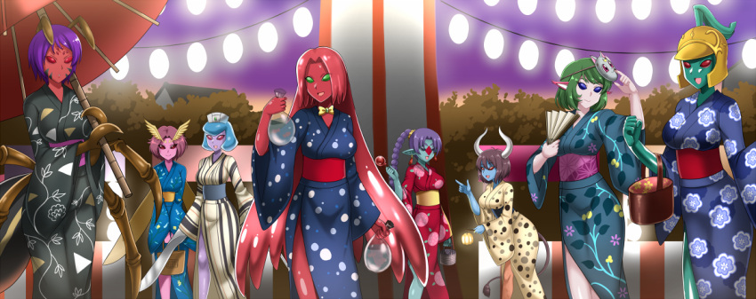 6+girls, :d, bag, bagged_fish, bishoujo_senshi_sailor_moon, bishoujo_senshi_sailor_moon_(first_season), bishoujo_senshi_sailor_moon_r, bishoujo_senshi_sailor_moon_s