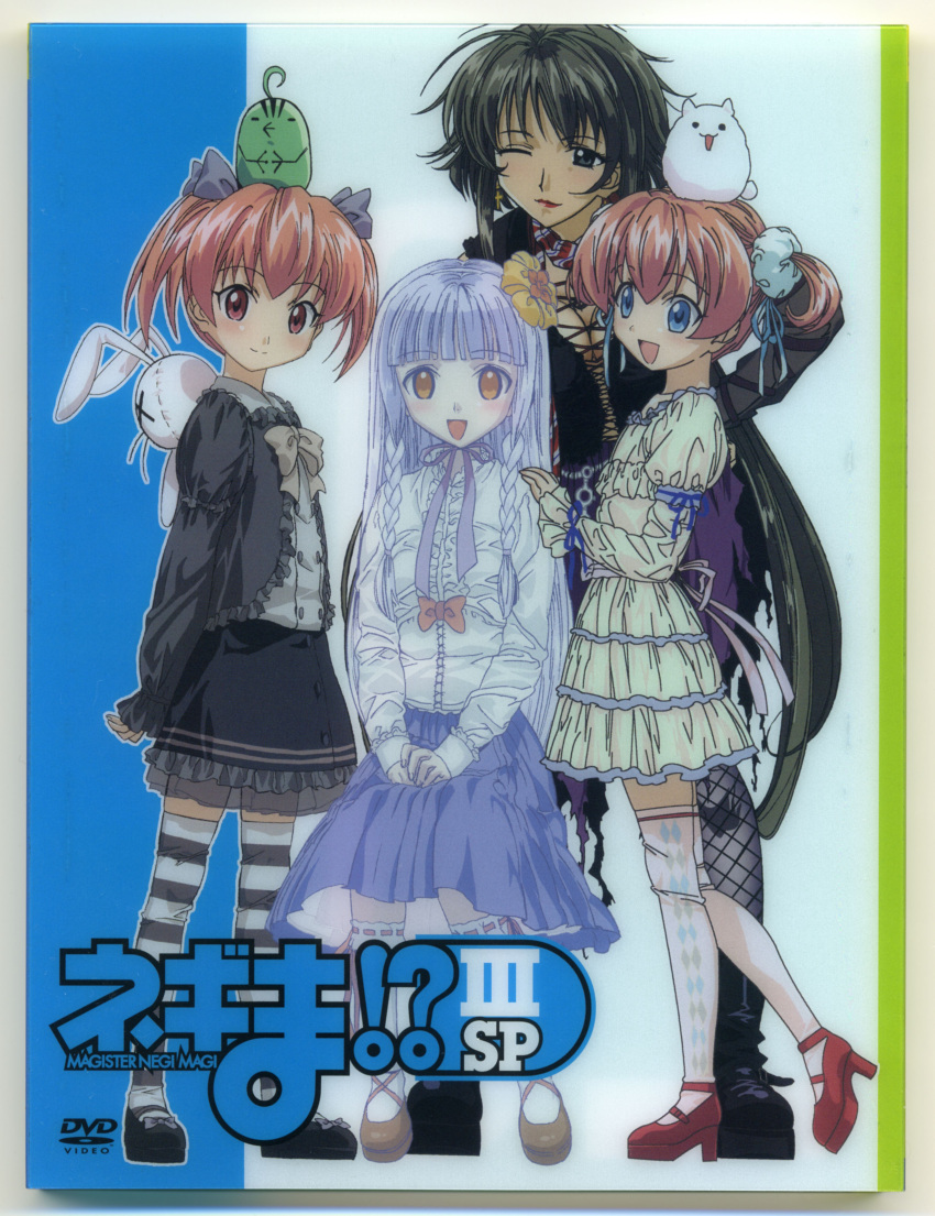 aisaka_sayo, braid, cover, dvd_cover, flower, gothic_lolita, highres, lolita_fashion