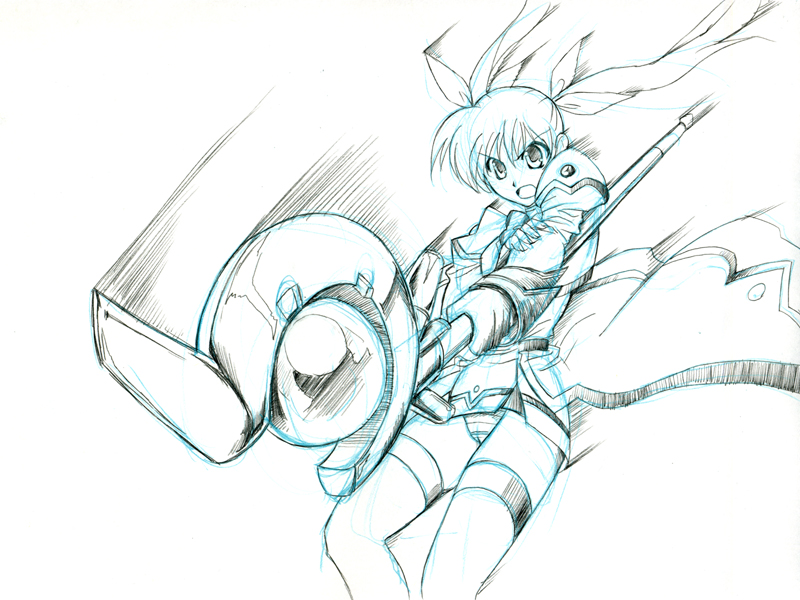 akagi_gisho, akagi_gishou, mahou_shoujo_lyrical_nanoha, mahou_shoujo_lyrical_nanoha_a's, mahou_shoujo_lyrical_nanoha_a's, mahou_shoujo_lyrical_nanoha_strikers, raising_heart, takamachi_nanoha
