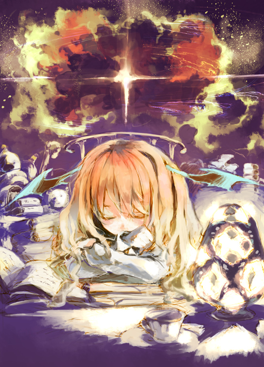 head_wings, koakuma, okome, psycho_steak, shunsei_(muratou), touhou