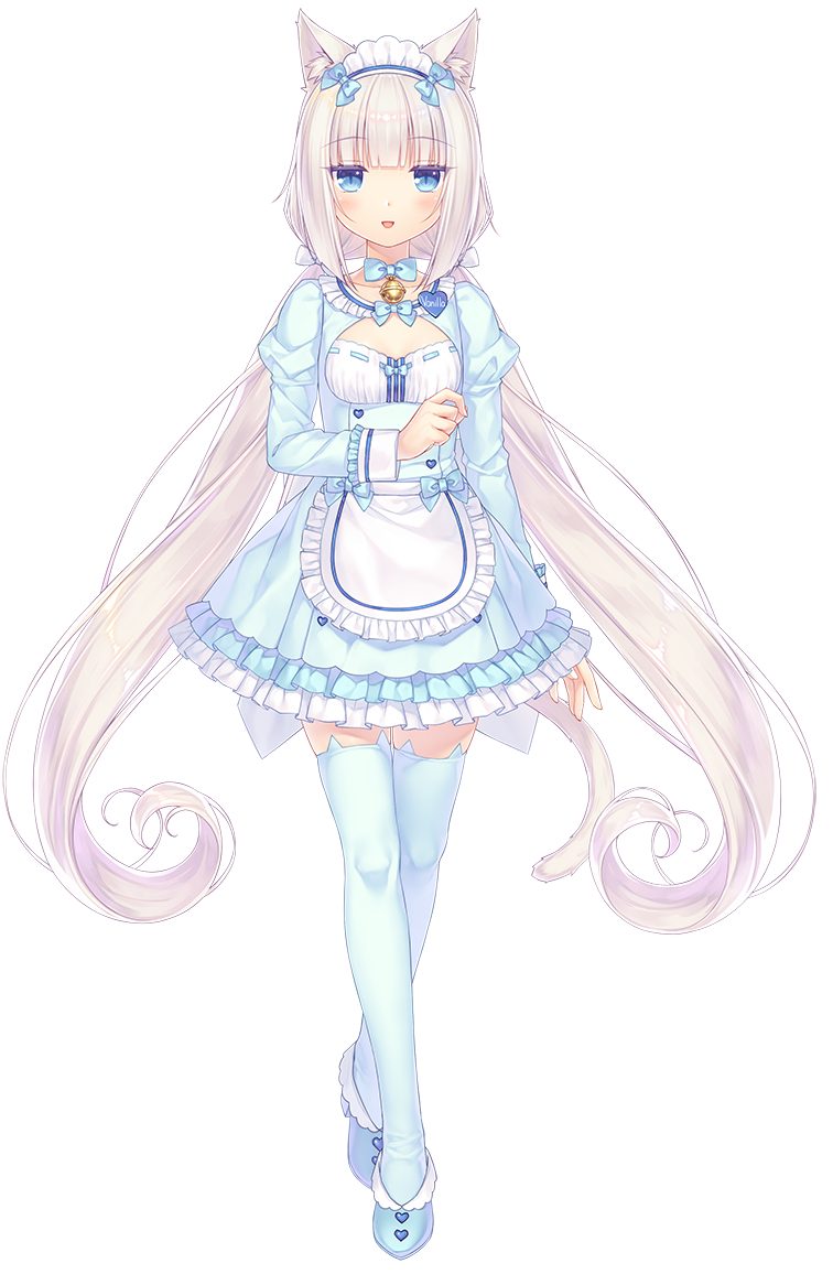 1girl, animal_ears, cat_ears, cat_girl, cat_tail, full_body, nekopara, official_art