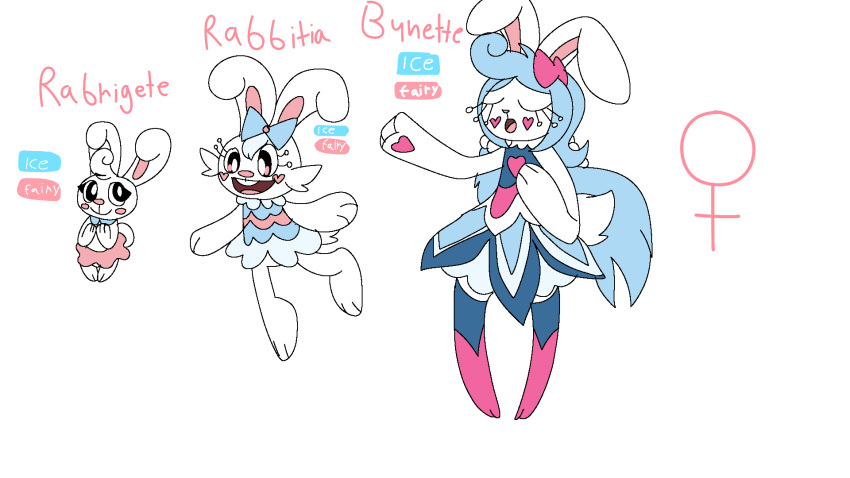 anasia123, blue_bow, blue_dress, blue_hair, bunette, fakemon, fakemon_(creature), female