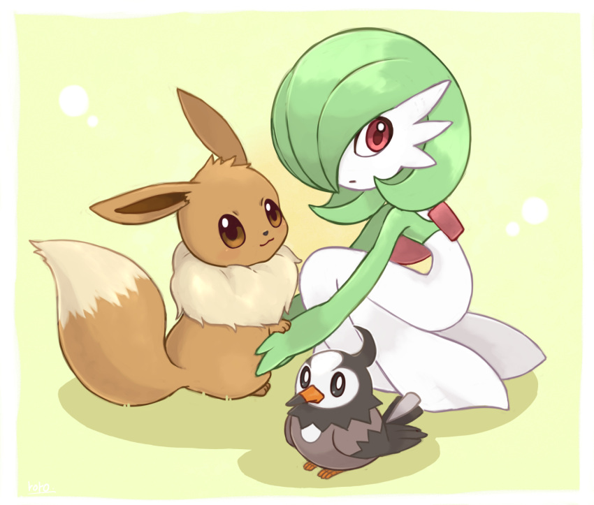 1girl, :3, artist_name, bangs, bird, black_sclera, bob_cut, border