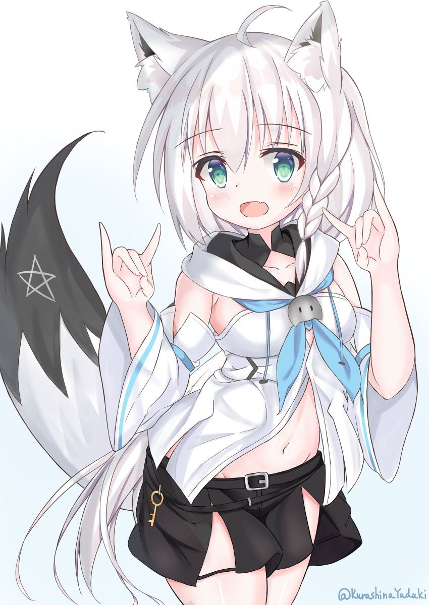 1girl, absurdres, ahoge, animal_ear_fluff, animal_ears, artist_name, bangs, blush