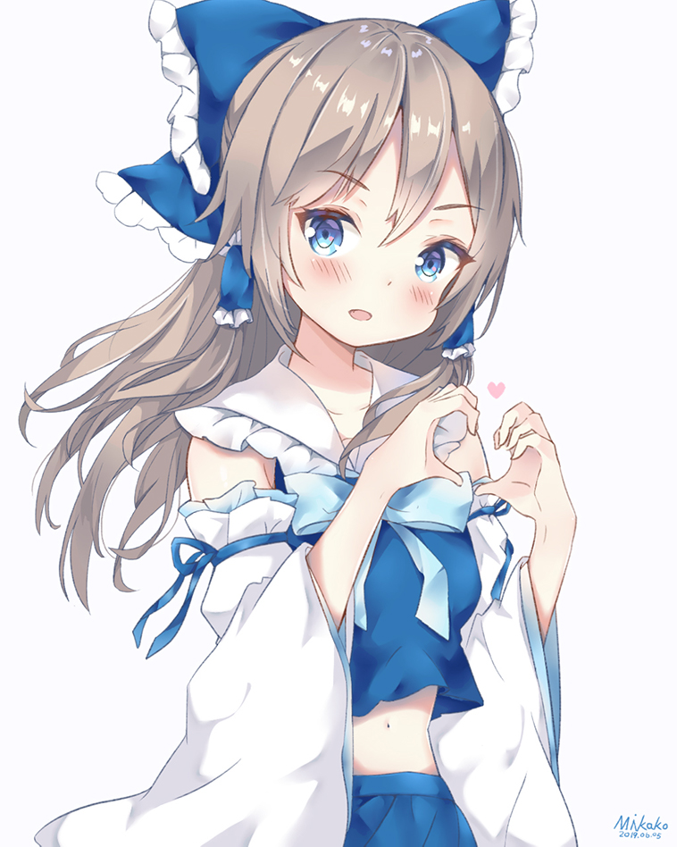 1girl, artist_name, bangs, blue_bow, blue_eyes, blush, bow, breasts