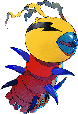 antennae, beak, bug, caterpillar, creature, digimon, digimon_survive, full_body