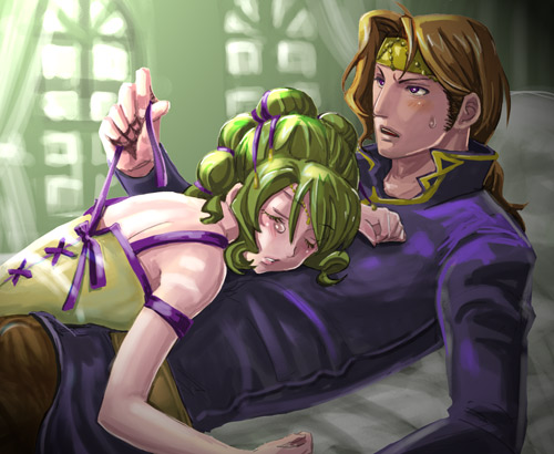 fire_emblem, fire_emblem:_seima_no_kouseki, fire_emblem_sacred_stones, green_eyes, green_hair, l'arachel, lowres, rennac