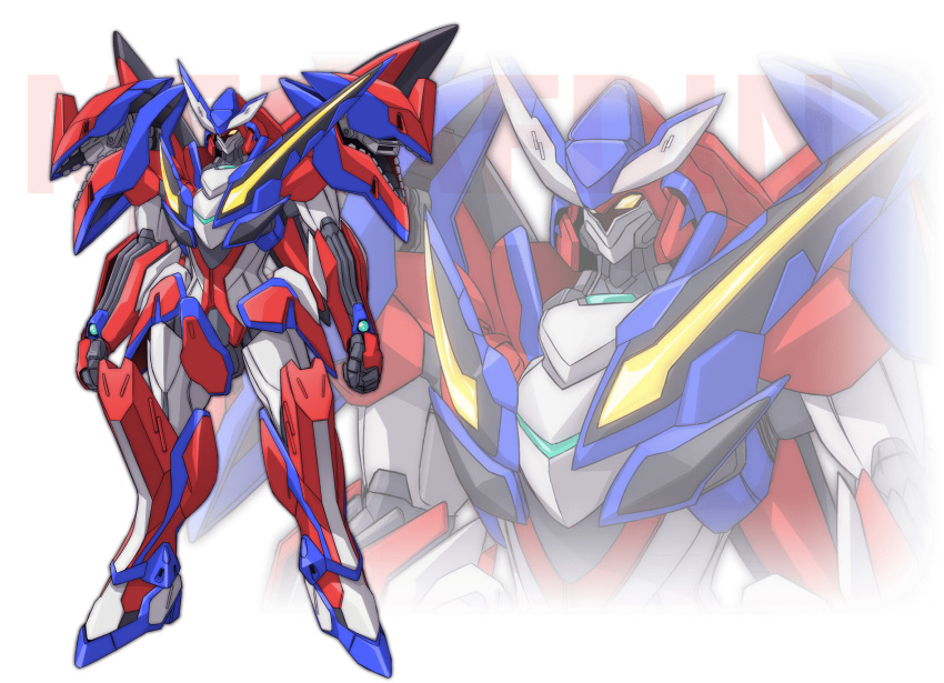 akitaka_mika, character_name, clenched_hands, highres, looking_ahead, mecha, merafdin, no_humans