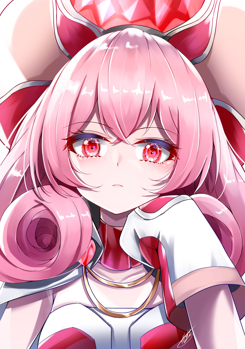 1girl, absurdres, bangs, breasts, closed_mouth, eyebrows_visible_through_hair, gloves, hair_between_eyes