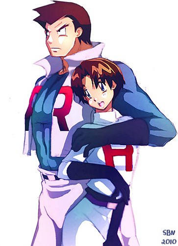 mondo_(pokemon), nintendo, pokemon, rubyconcream, tatsumi_(pokemon), team_rocket