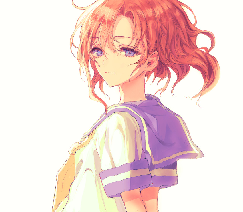 1girl, bangs, blue_eyes, blue_sailor_collar, fuyu_(wldnrowldnro), highres, higurashi_no_naku_koro_ni, looking_at_viewer