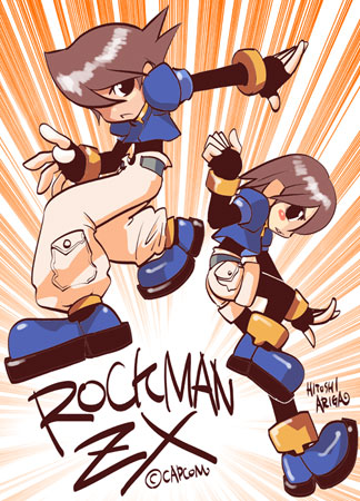 2girls, aile, aile_(mega_man_zx), ariga_hitoshi, brown_hair, capcom, mega_man_(series), mega_man_zx