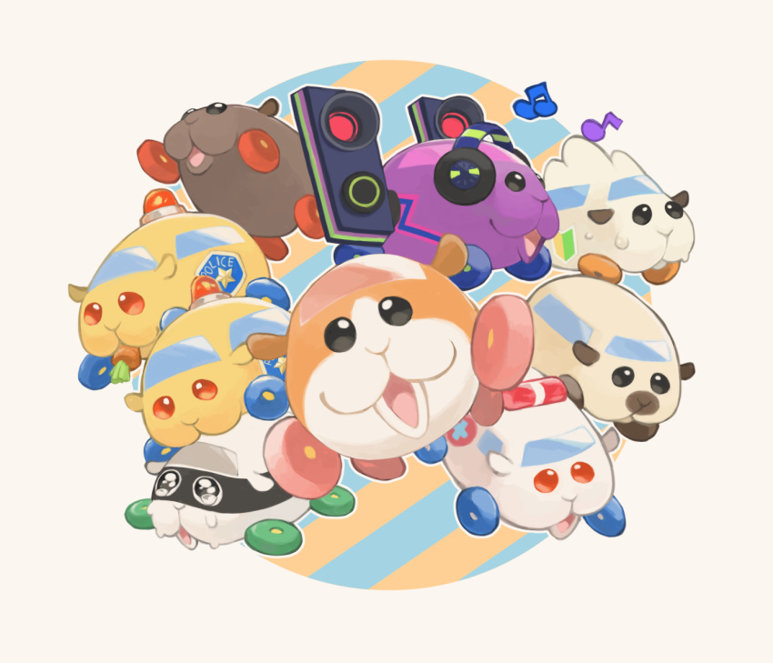 abby_(pui_pui_molcar), ambulance, ambulance_molcar, black_eyes, car, carrot, commentary_request, crying