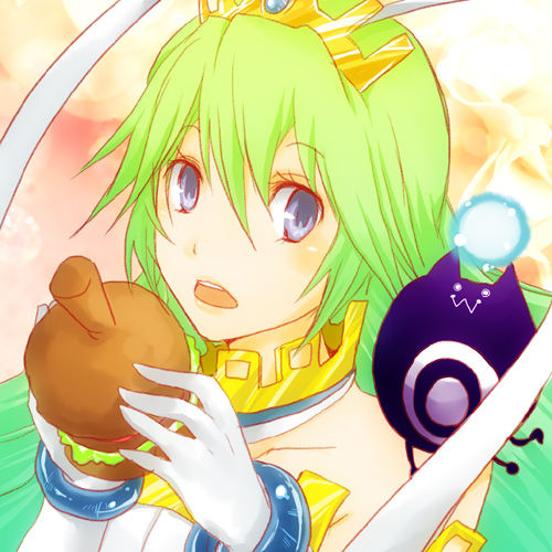 .hack//, .hack//link, aika_(.hack), blue_eyes, chimchim, crown, female, gloves