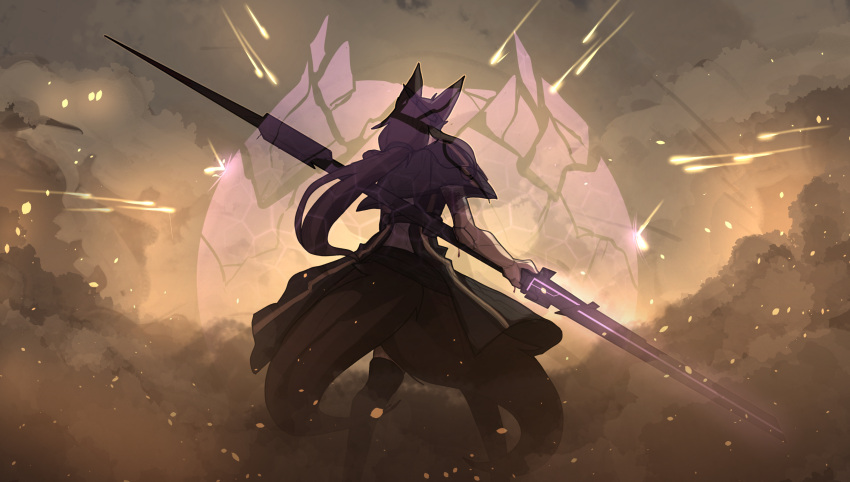 1girl, animal_ears, bleeding, blood, boots, capelet, commentary, dress