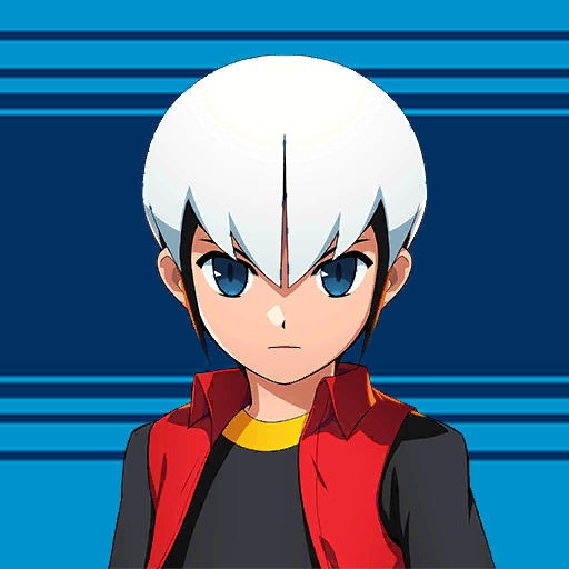 1boy, bangs, black_hair, black_shirt, blue_background, blue_eyes, expressionless, ijuuin_enzan