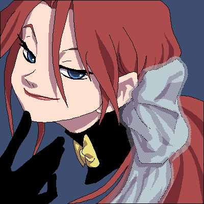 blue_eyes, choker, female, final_fantasy, final_fantasy_legend_of_the_crystals, long_hair, oekaki, pirka