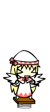 >_<, animated, animated_gif, blonde_hair, bouncing, chibi, closed_eyes, gif