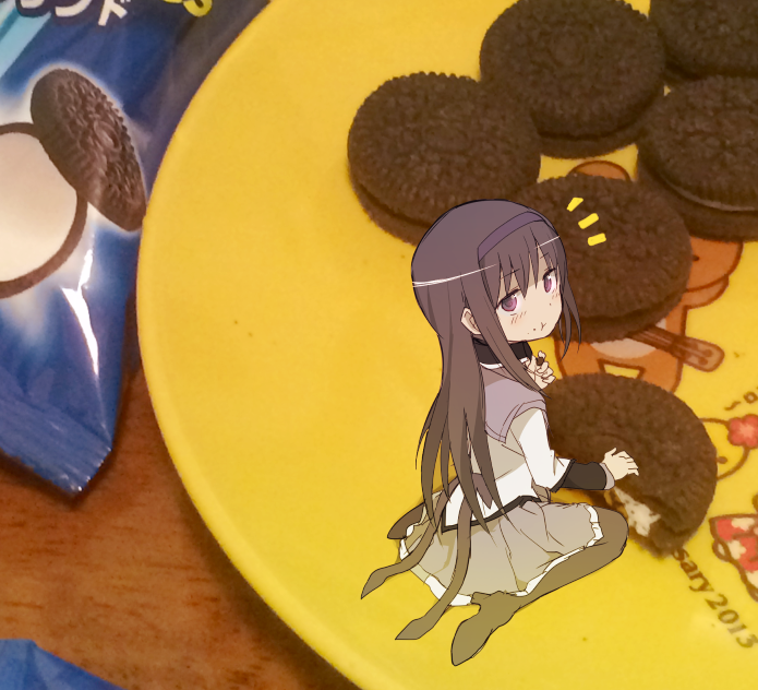 1girl, 2013, :t, akemi_homura, back_bow, black_bow, black_hair, blush