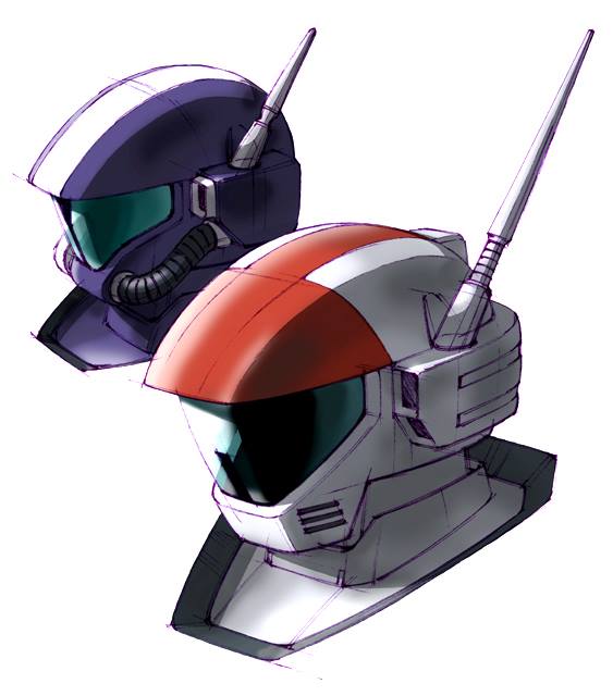 from_side, ginga_hyouryuu_vifam, head_only, ishigaki_jun'ya, looking_ahead, mecha, no_humans, radio_antenna, science_fiction, sketch, torunfam, vifam, visor, white_background