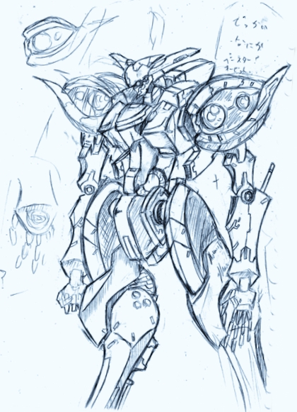 armored_core, fanart, ibis, mecha, silent_line:_armored_core, sketch