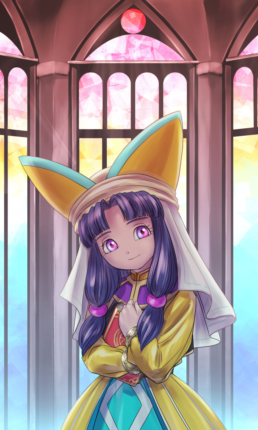 1girl, absurdres, chinyan, commentary_request, dragon_quest, dragon_quest_vii, dress, fosse_(dq7)