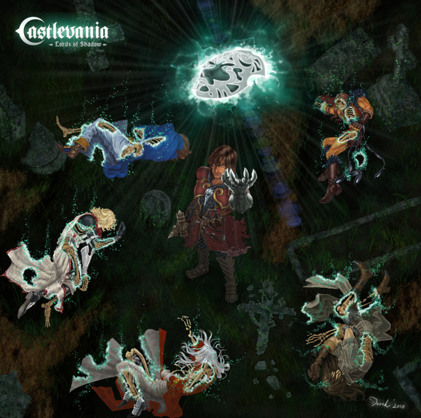 2010, blonde_hair, bone, brown_hair, castlevania, castlevania:_harmony_of_dissonance, castlevania:_lament_of_innocence, castlevania:_lords_of_shadow