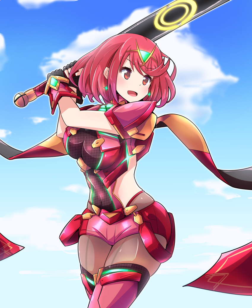 1girl, absurdres, bangs, black_gloves, breasts, chest_jewel, fingerless_gloves, fukkatsu_saisei_kaijin