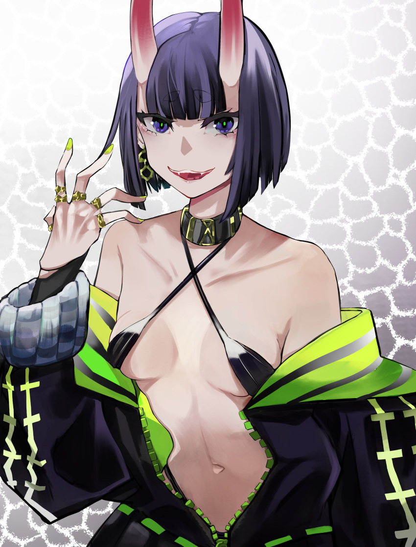 1girl, absurdres, alternate_costume, bare_shoulders, bob_cut, breasts, collar, collarbone