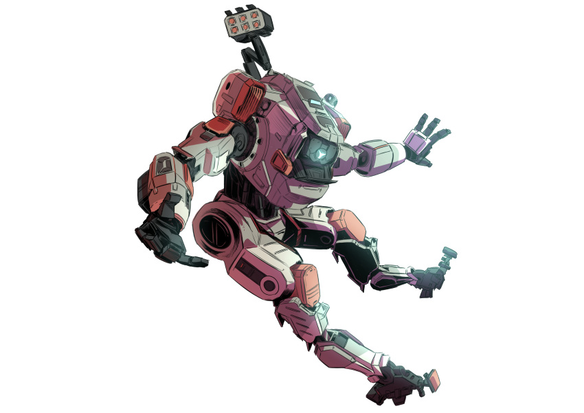 absurdres, blue_eyes, bt-7274, floating, gawuiiiaguiii, glowing, glowing_eye, highres