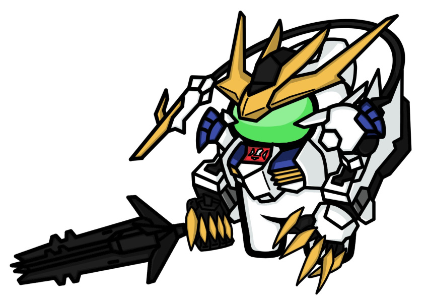 among_us, crewmate_(among_us), crossover, fusion, gundam, gundam_barbatos, gundam_barbatos_lupus_rex, gundam_tekketsu_no_orphans