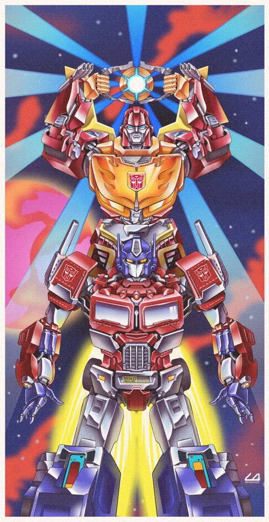 1980s_(style), 2boys, autobot, blue_eyes, ct990413, holding, hot_rod, insignia