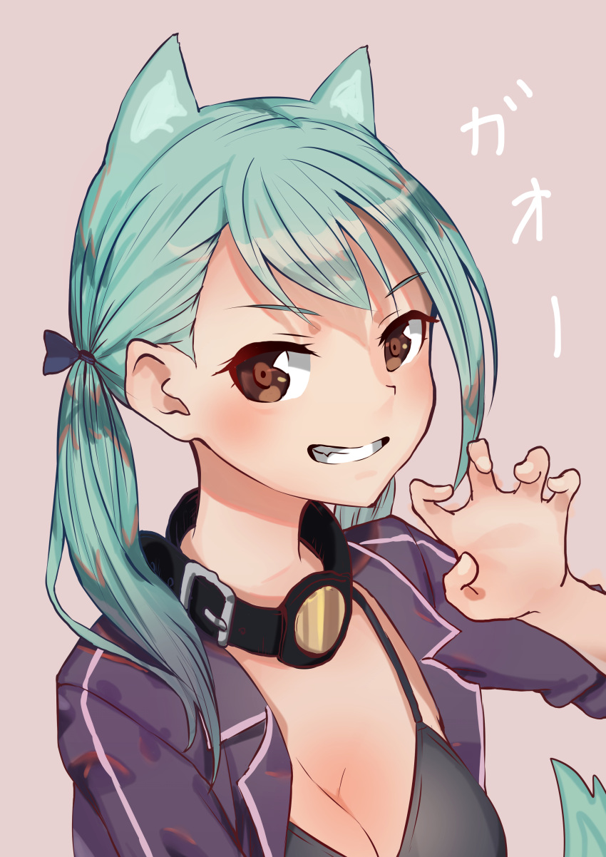 1girl, absurdres, animal_ears, aoba_(azur_lane), azur_lane, cat_ears, collar, highres