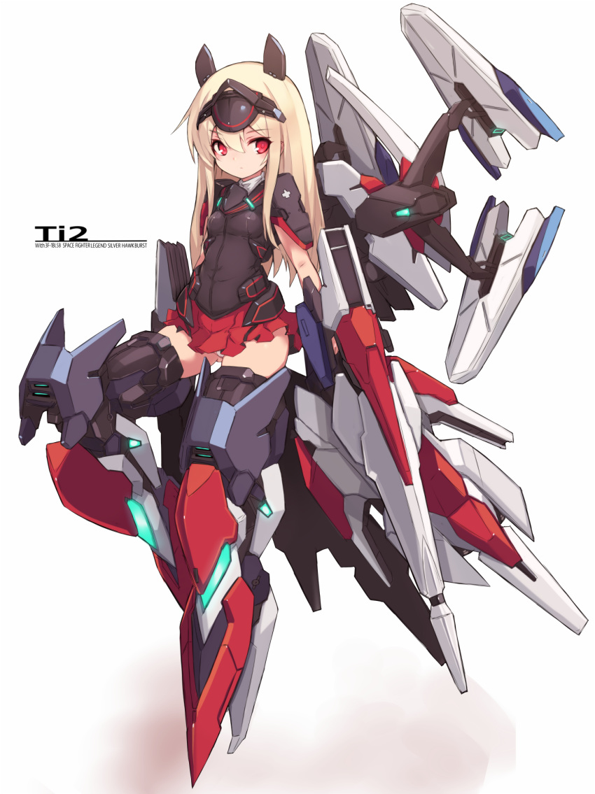 1girl, blonde_hair, character_name, closed_mouth, commentary_request, darius, darius_burst, eyebrows_visible_through_hair