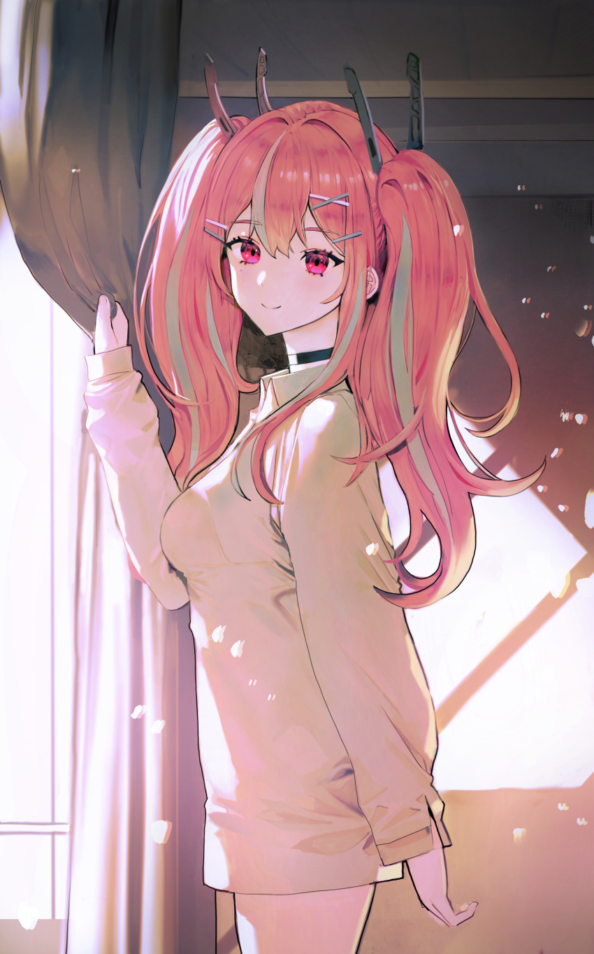 1girl, absurdres, ah_(pixiv62888100), azur_lane, bangs, beige_jacket, black_choker, blush