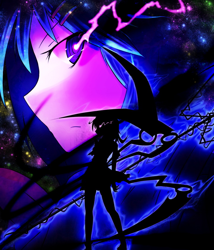 houjuu_nue, sharp_(artist), sharp_(renweixia), silhouette, touhou