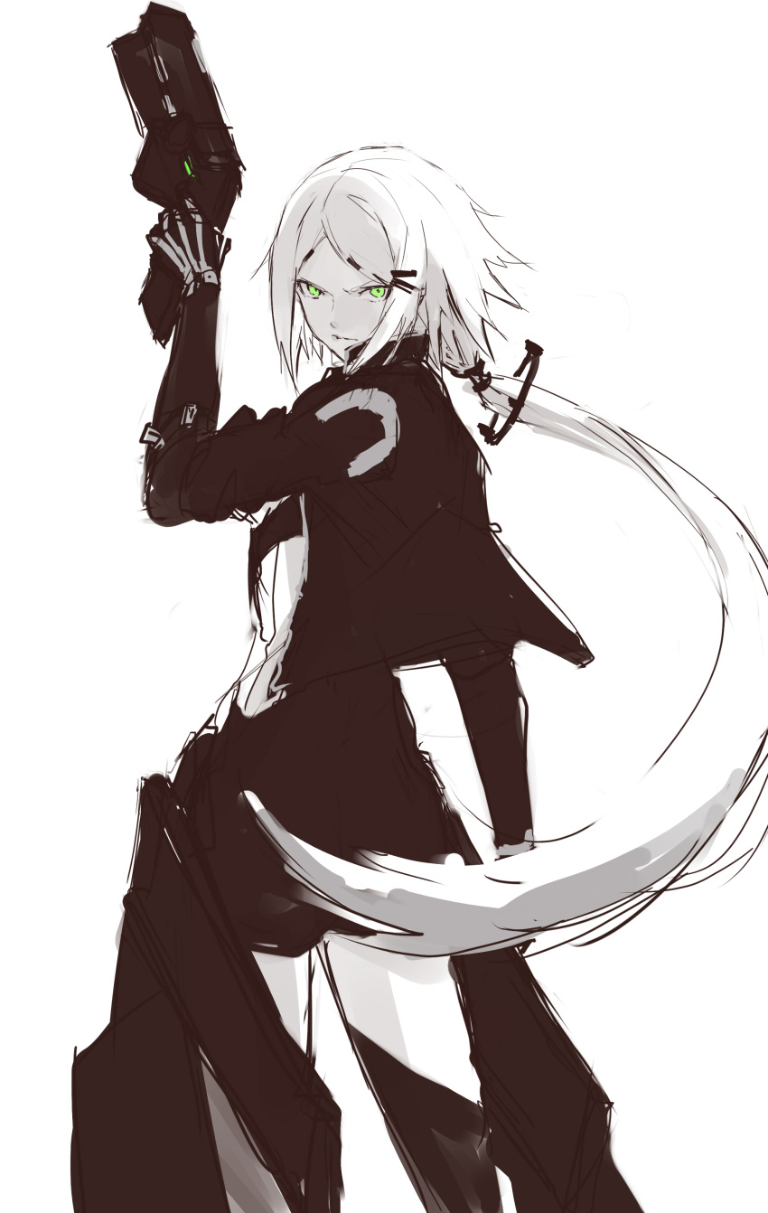 1girl, absurdres, bangs, black_jacket, boots, closed_mouth, eyebrows_visible_through_hair, ff_frbb122