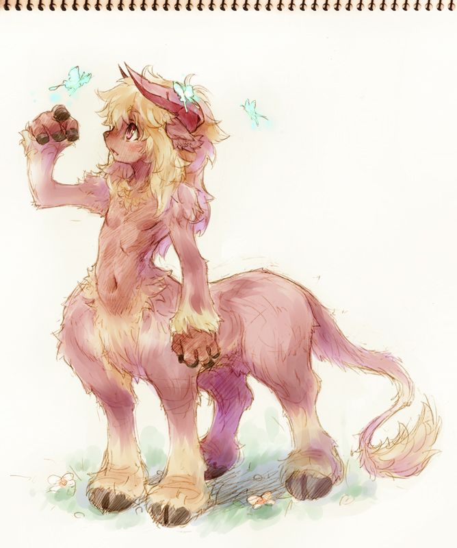 centaur, fairy, furry, hoofs, horns, taur