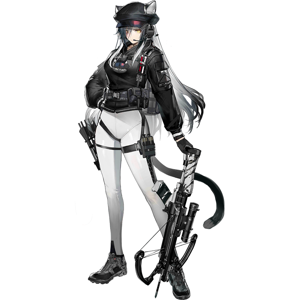 1girl, animal_ears, arknights, bangs, black_footwear, black_gloves, black_headwear, black_jacket