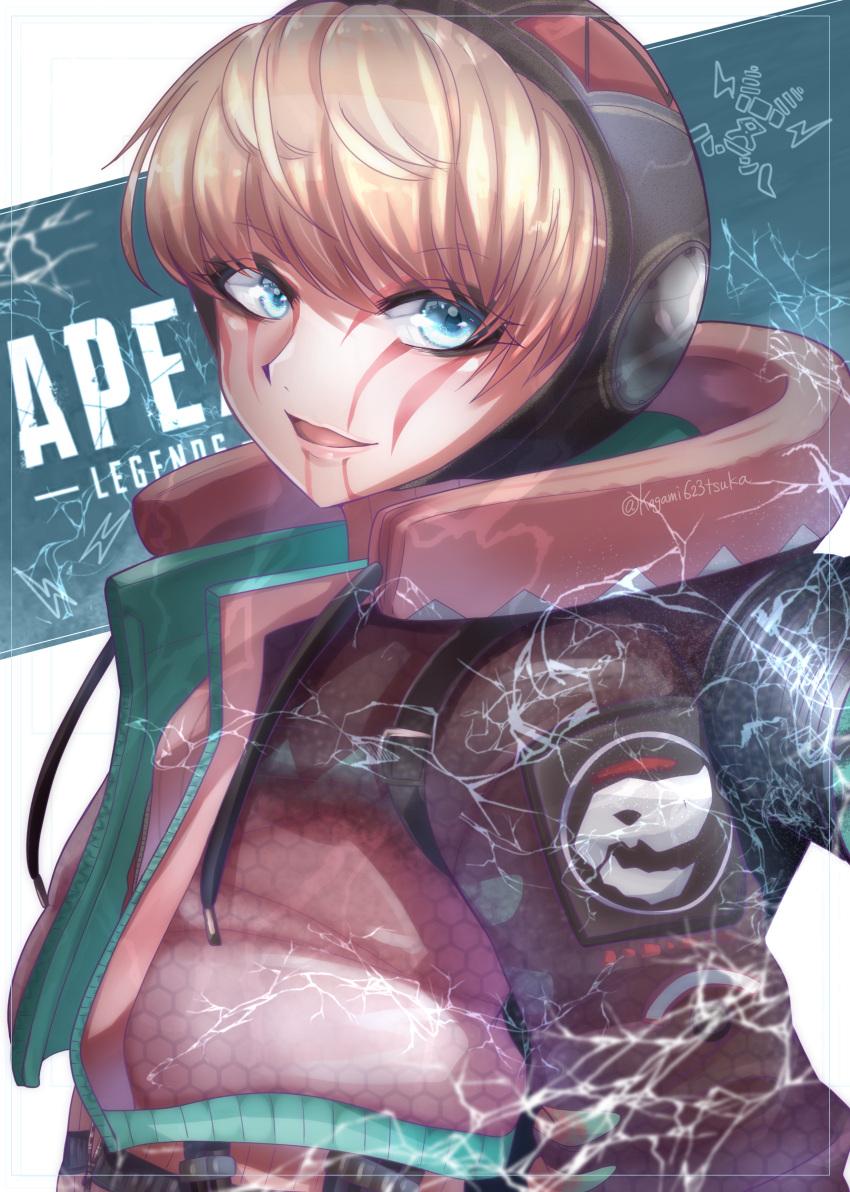 1girl, absurdres, apex_legends, artist_name, backpack, bag, bangs, blonde_hair