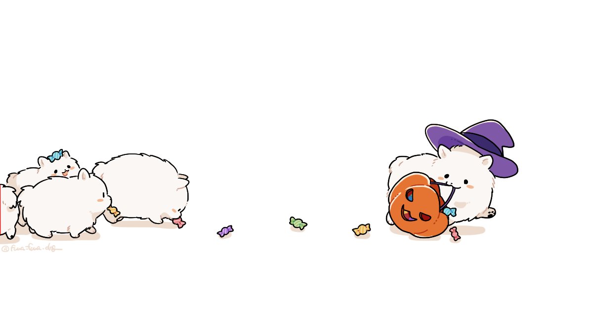 :3, animal, animal_focus, artist_name, black_eyes, blush_stickers, candy, closed_mouth