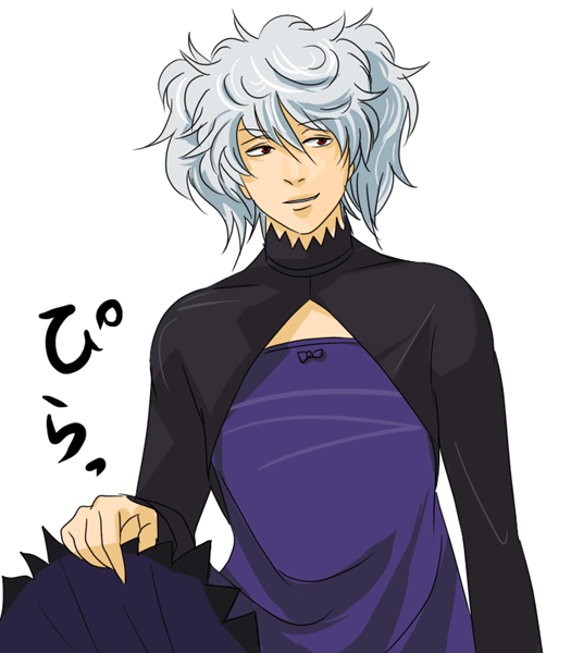 darker_than_black, gintama, sakata_gintoki, solo, yin, yin_(cosplay)