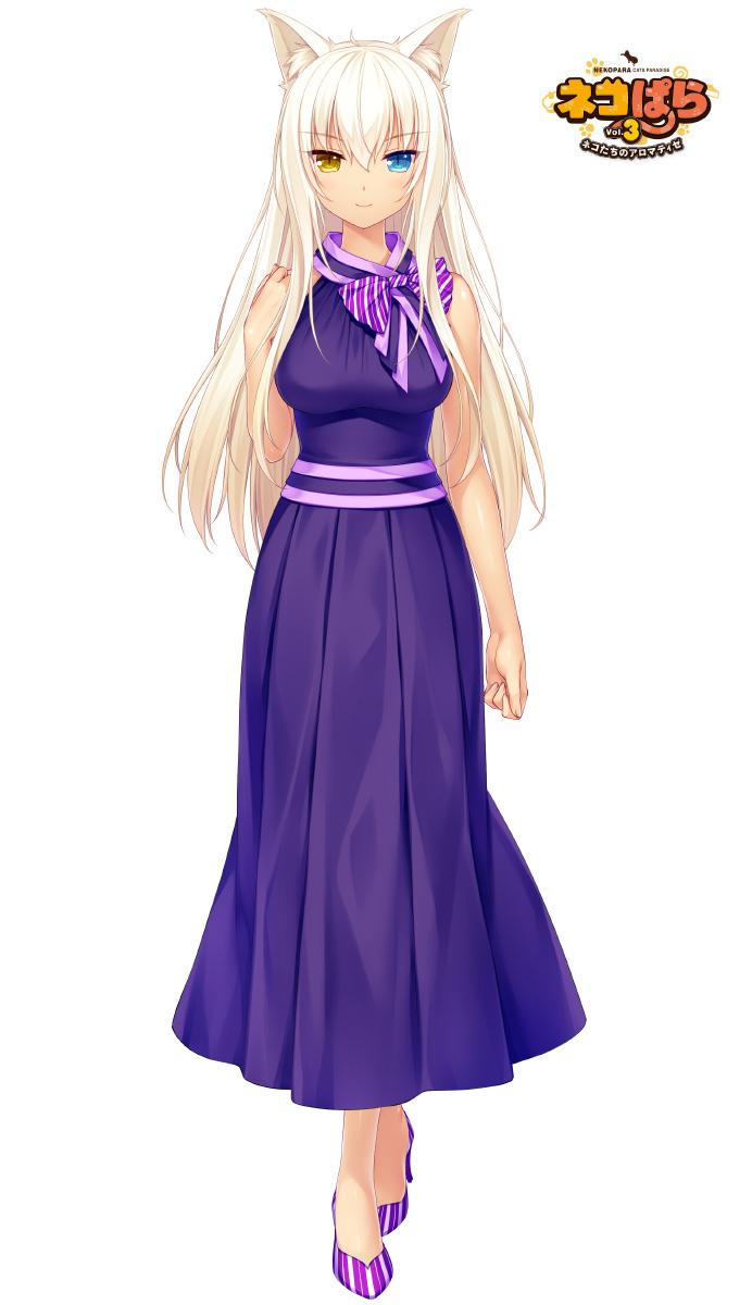 animal_ears, cat_ears, cat_girl, cat_tail, coconut_(nekopara), highres, long_hair, nekopara