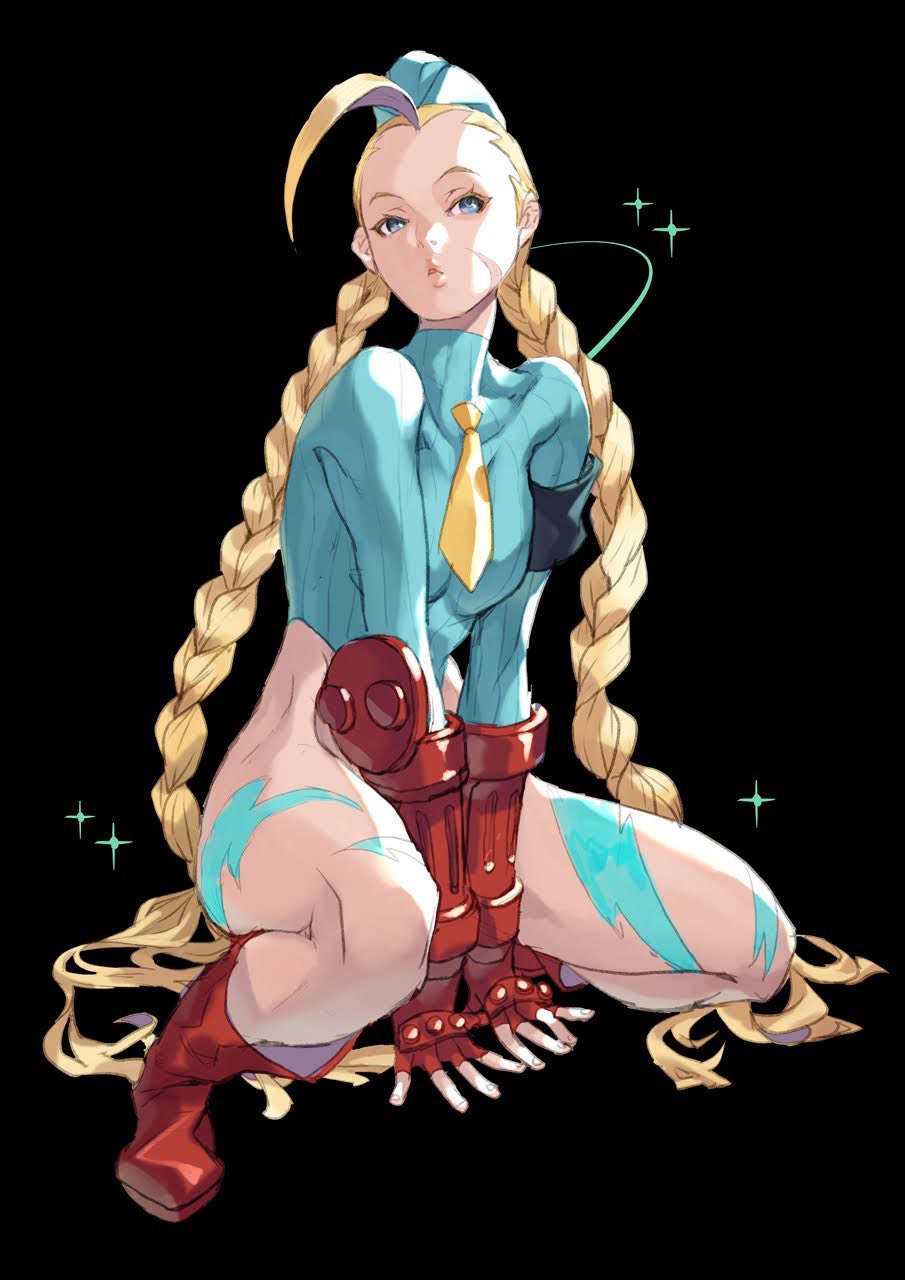 1girl, ahoge, aqua_leotard, black_background, blonde_hair, boots, braid, breasts